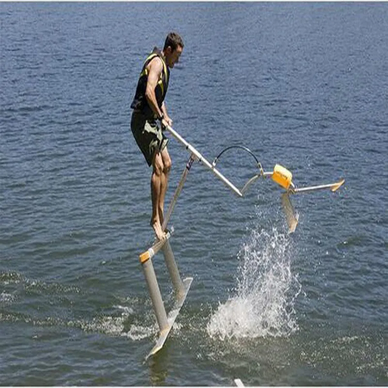 Waterbird AS001 water bike self-propelled hydrofoil craft in magnesium aluminium alloy and glass fibre
