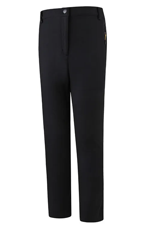 Unisex waterproof pants in black, breathable rain trousers from M to 5XL