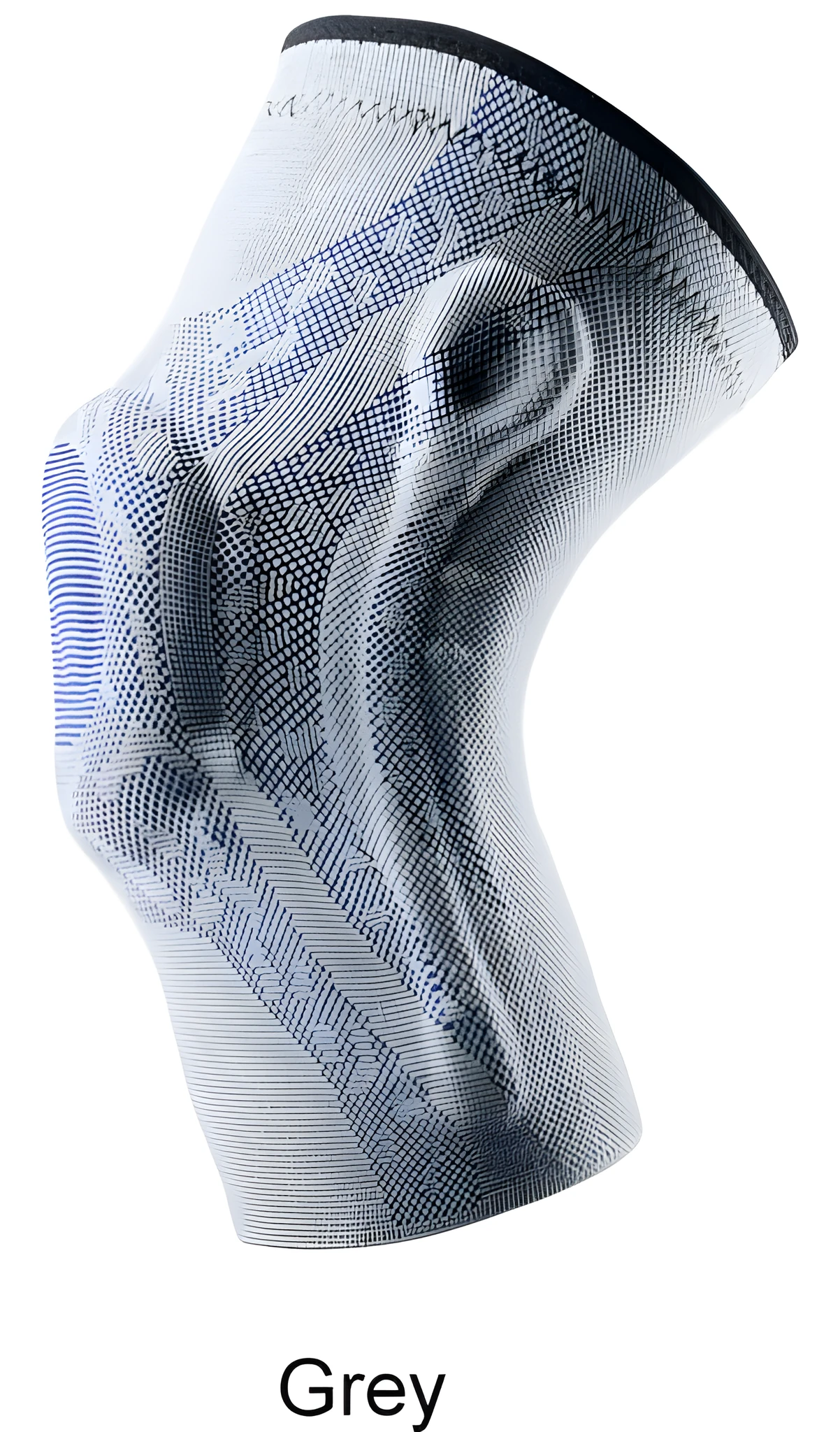 Spandex sports knee pads for adults in black, suitable for running and cycling