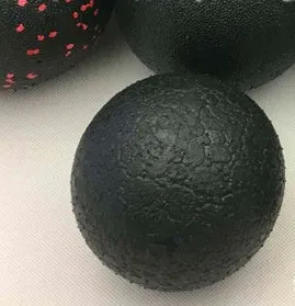 Mini Siamese peanut massage ball, EPP foam, 8cm single ball, black, used for fascia release and muscle relaxation