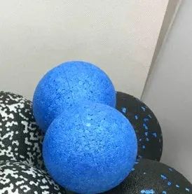 Mini Siamese peanut massage ball, EPP foam, 8cm single ball, black, used for fascia release and muscle relaxation