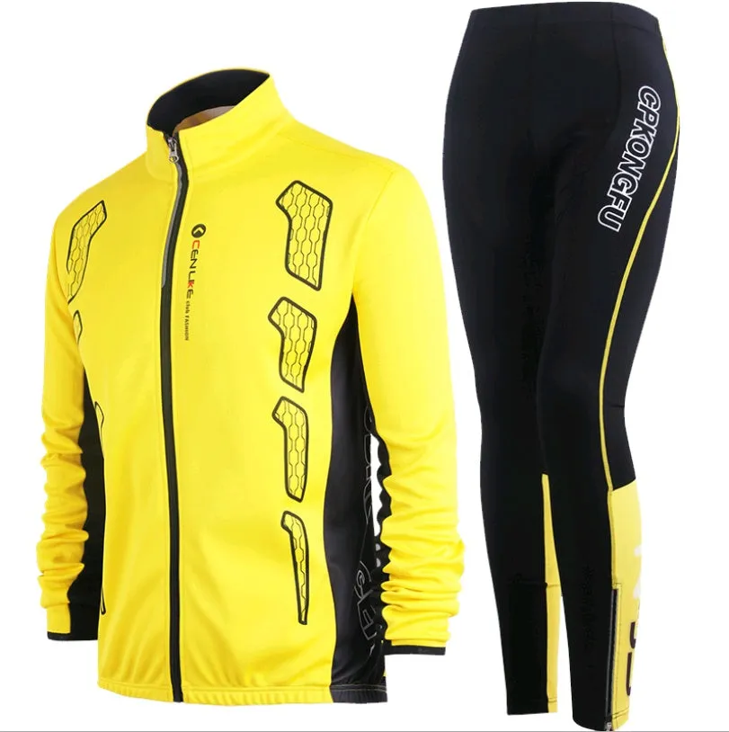 Spring autumn bicycle jersey long-sleeved suit for men women mountain bike team version coat