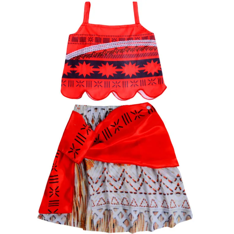 Graph colour performance costume set with coat and skirt for women and children, sizes 100cm to 140cm