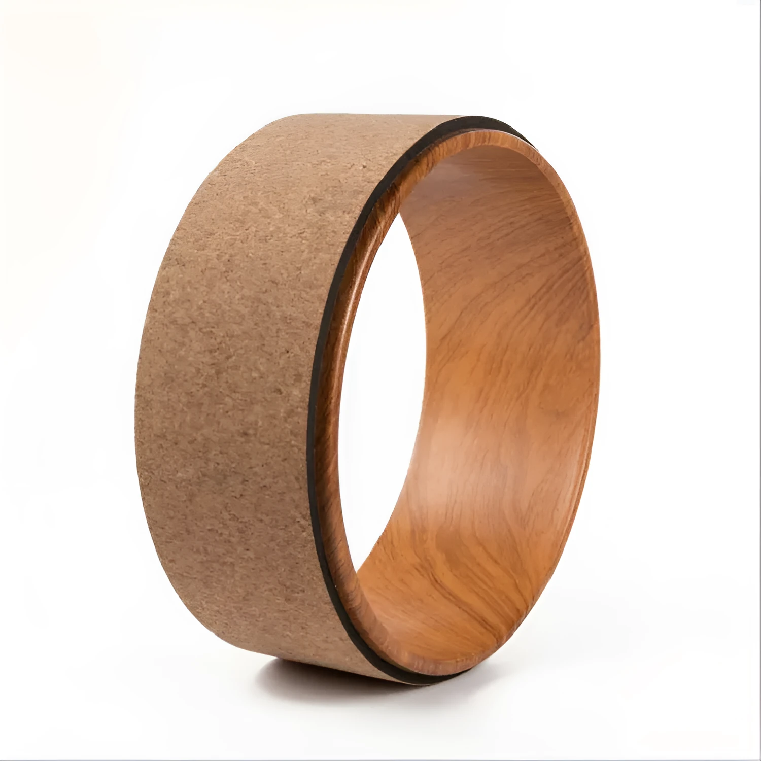 Yoga wheel made from ABS and TPE in a 13x32.5 cm size for back bending
