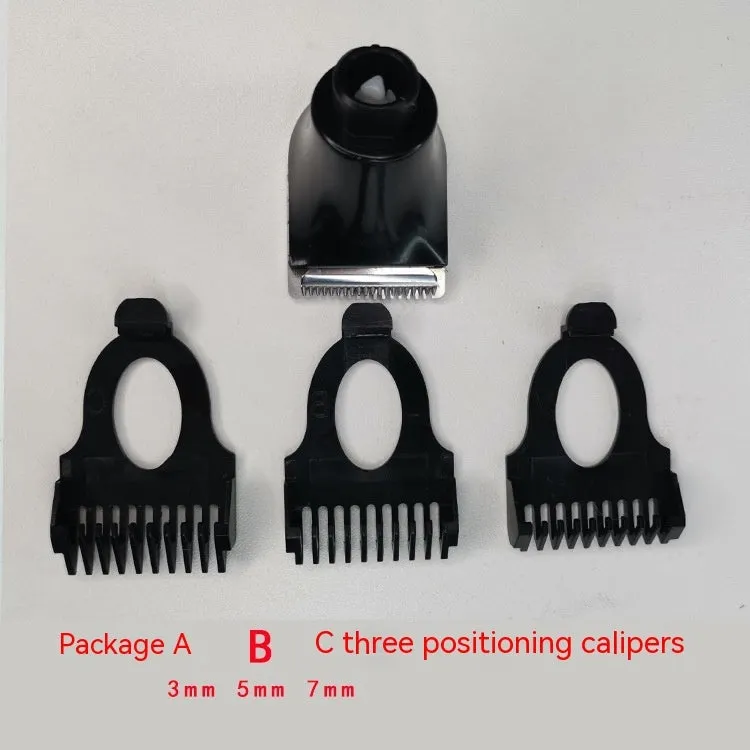Multifunctional universal shaver accessories: replacement cutter head with 3 ABS positioning combs for hair trimming