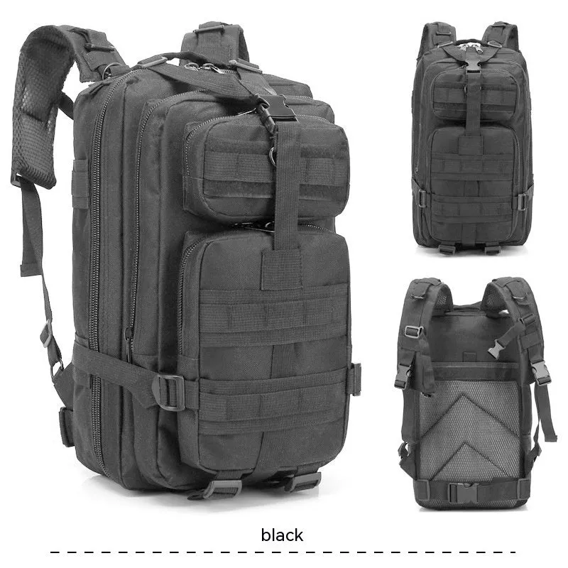 Large khaki hiking backpack with air pillow belt system for mountaineering and outdoor sports