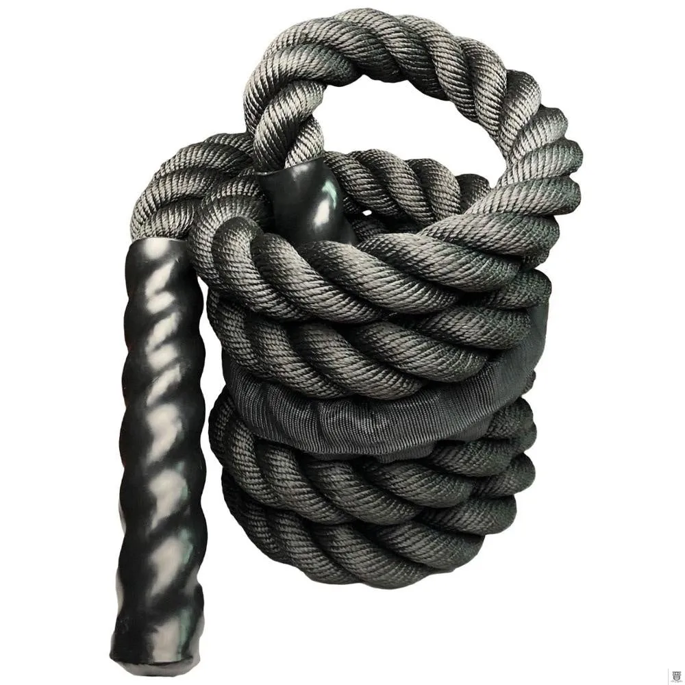 25mm weighted battle rope for Crossfit training in 2.8m and 3.0m lengths