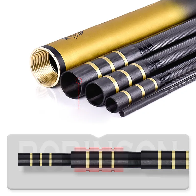 Carbon fishing rod super hard super light 28 tone with 3 sections and 111mm shrunken length