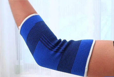 Polyester fiber elbow protector in average size for basketball badminton and cycling sports