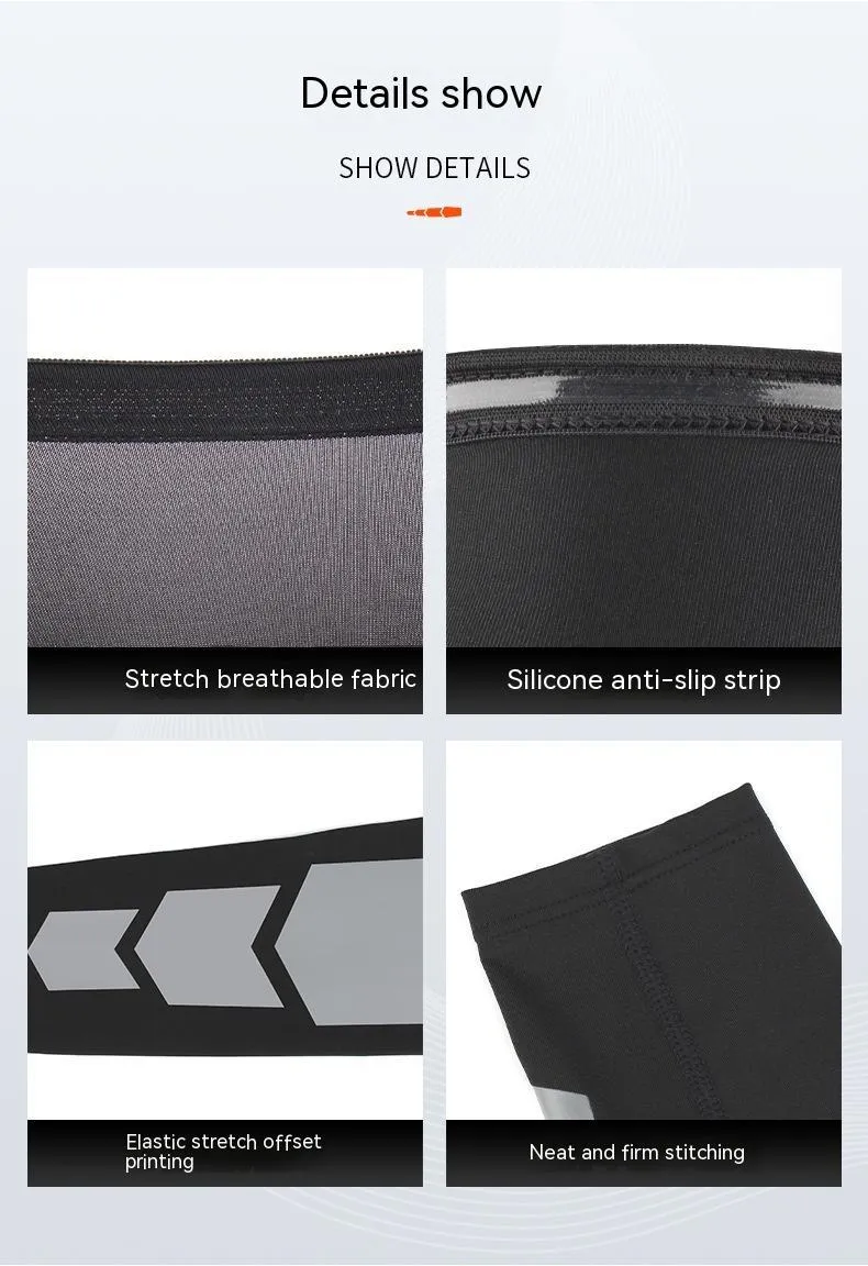 Pair of knee pads in black, blue, and fluorescent colours for basketball cycling running outdoor sports protective gear
