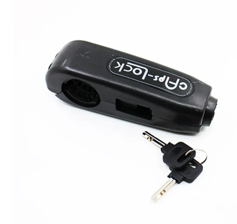 Caps motorcycle scooter security disc lock in red, yellow, blue, orange, black, green colours