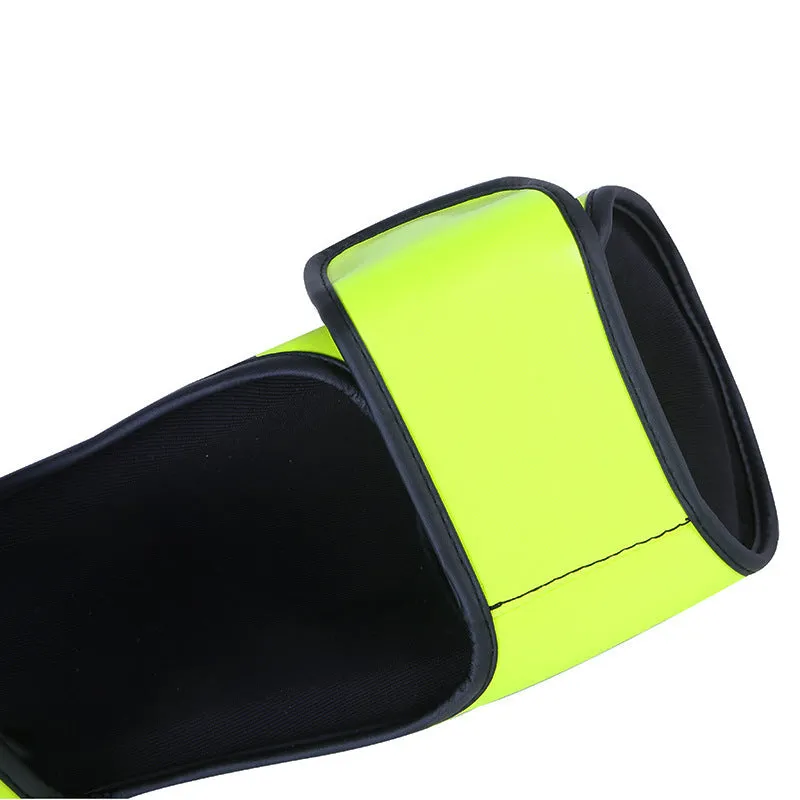 Junior adult boxing leggings in Black with PU and EVA foam padding