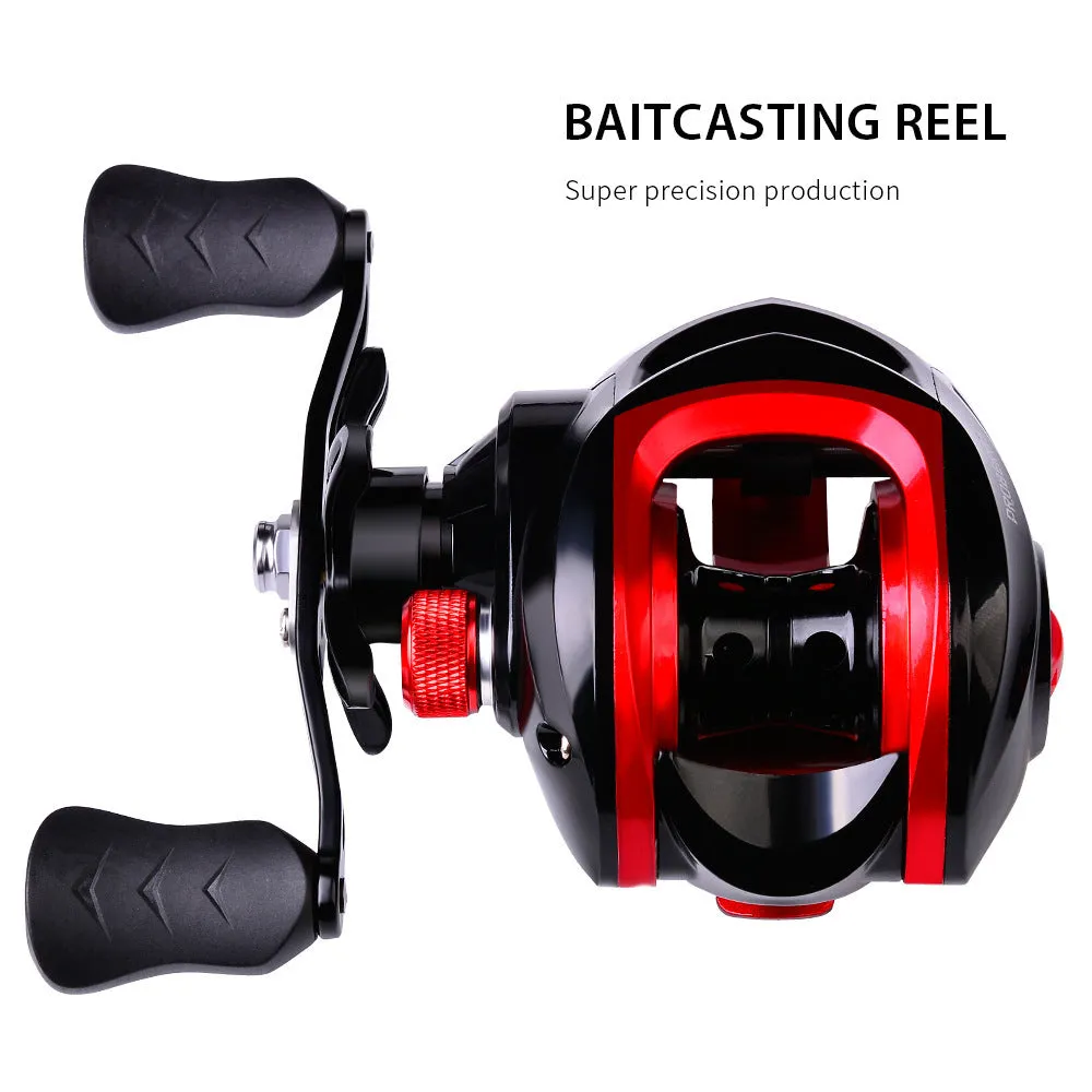 Metal Drop Wheel 10kg heavy fishing reel with CNC brass gears and graphite body