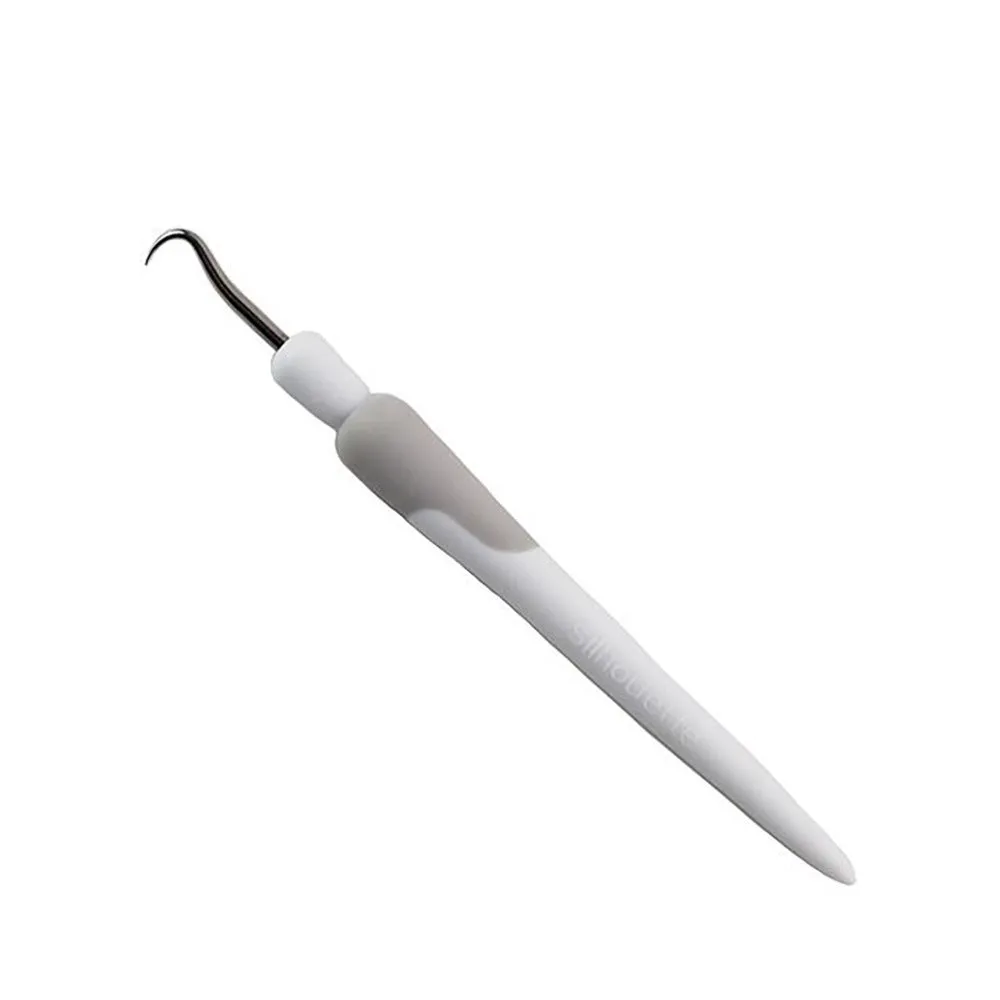 White universal hook accessory for picking knife engraving film on machine bed