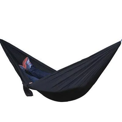 Backpacking hammock 270x140cm 210T nylon portable with guy ropes