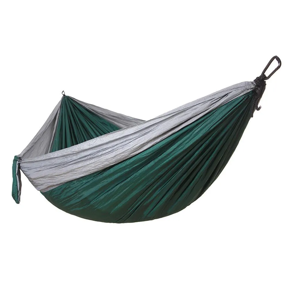 Backpacking hammock 270x140cm 210T nylon portable with guy ropes