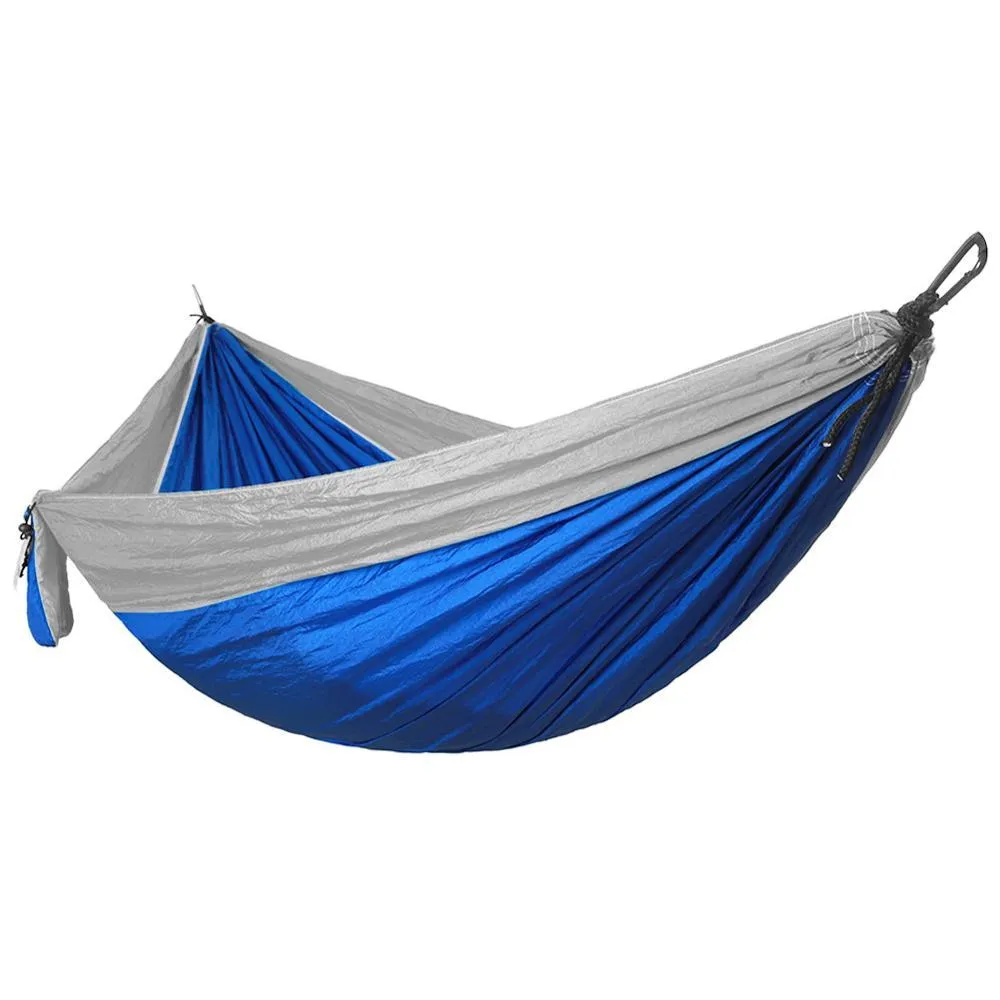 Backpacking hammock 270x140cm 210T nylon portable with guy ropes