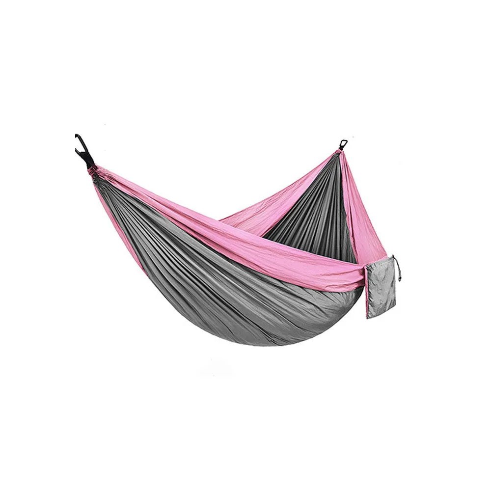 Backpacking hammock 270x140cm 210T nylon portable with guy ropes