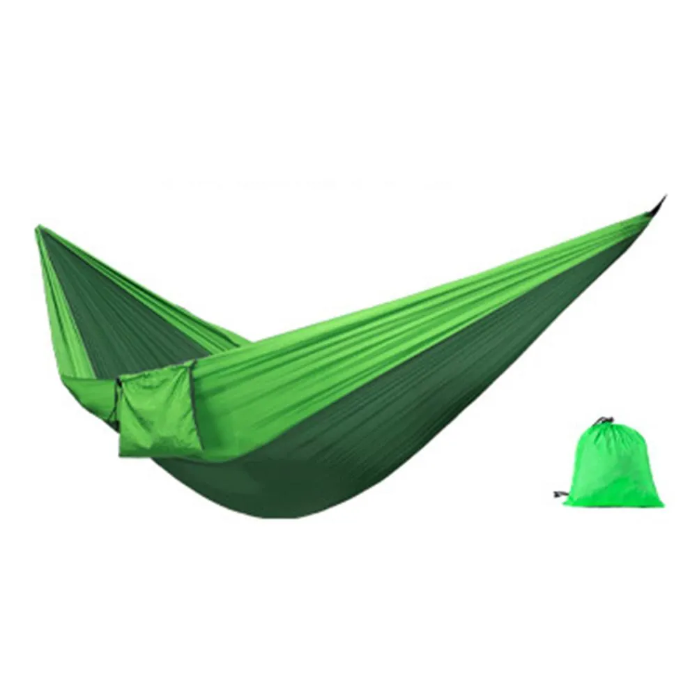 Backpacking hammock 270x140cm 210T nylon portable with guy ropes