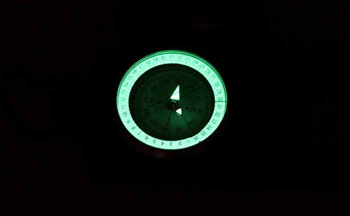 K4074 multi-function slope gauge in army green with foldable metal cover and luminous dial