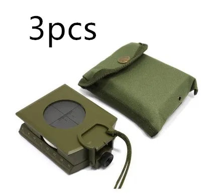 K4074 multi-function slope gauge in army green with foldable metal cover and luminous dial