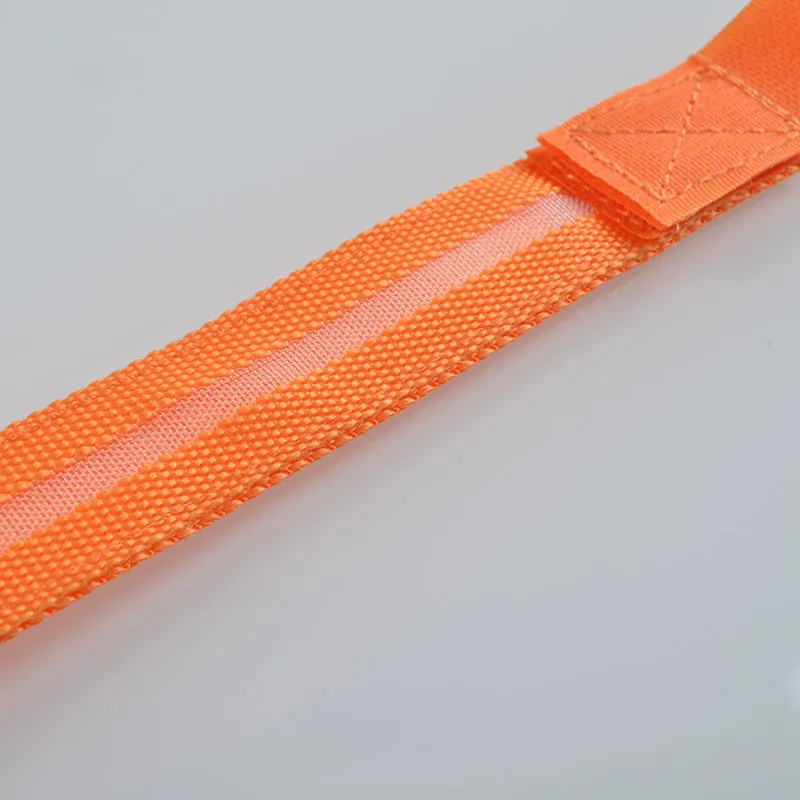 LED arm band with 7 colour options and 3 blink modes on black nylon strap