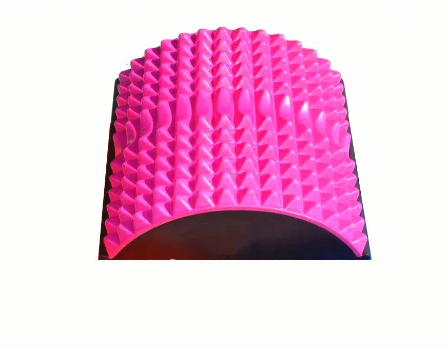 Drop-shaped back waist pad yoga mat blue EVA foam 30 x 29.5 x 9 cm for lower back support