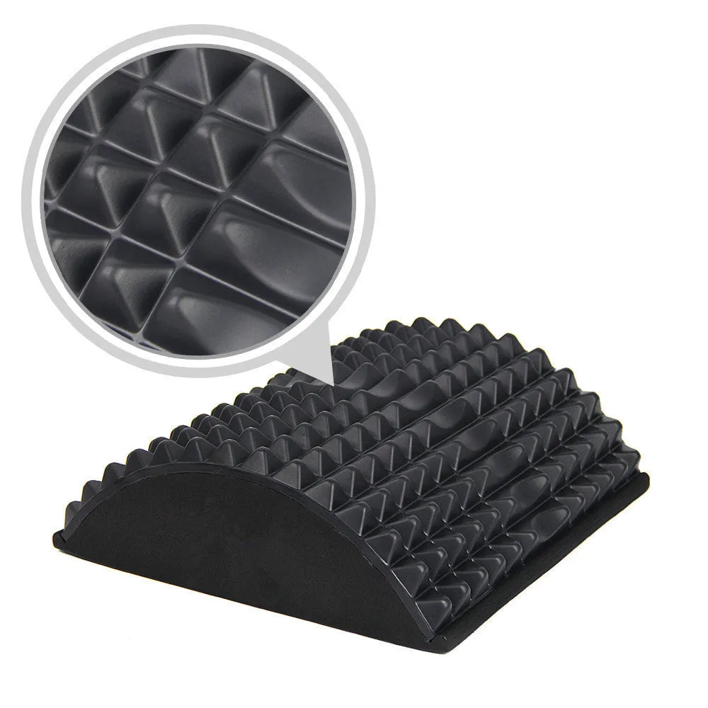 Drop-shaped back waist pad yoga mat blue EVA foam 30 x 29.5 x 9 cm for lower back support