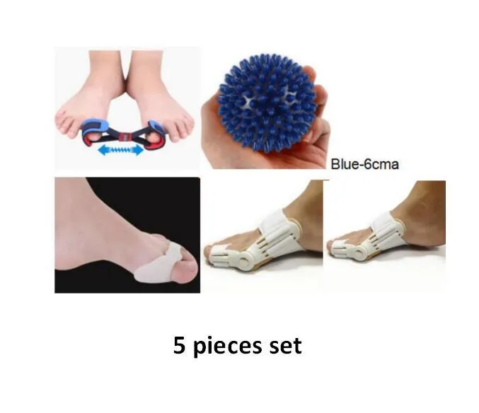 Hallux valgus rehabilitation exercise belt on a foot showing toe alignment and tension correction