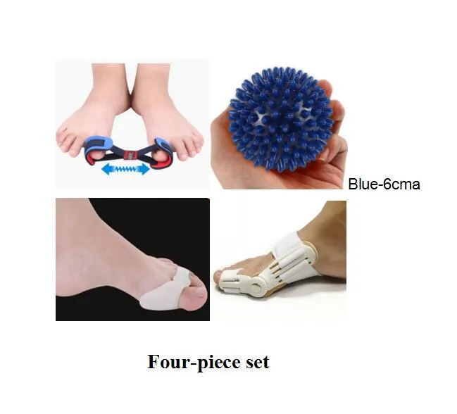 Hallux valgus rehabilitation exercise belt on a foot showing toe alignment and tension correction