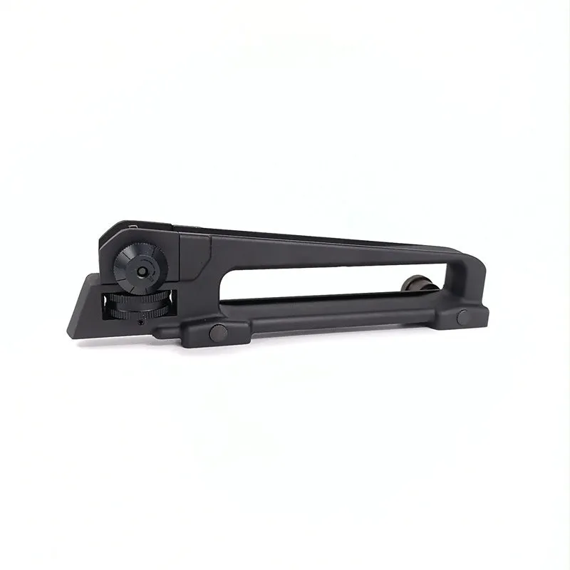 Metal lifting handle rail attached to a rail system, available in handle and handle rail colour options.