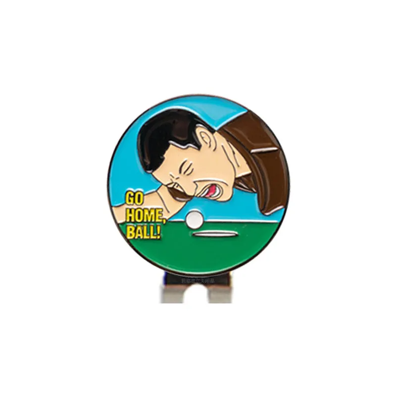 Zinc alloy hat clip with dragon year design for golf caps and personalised accessories