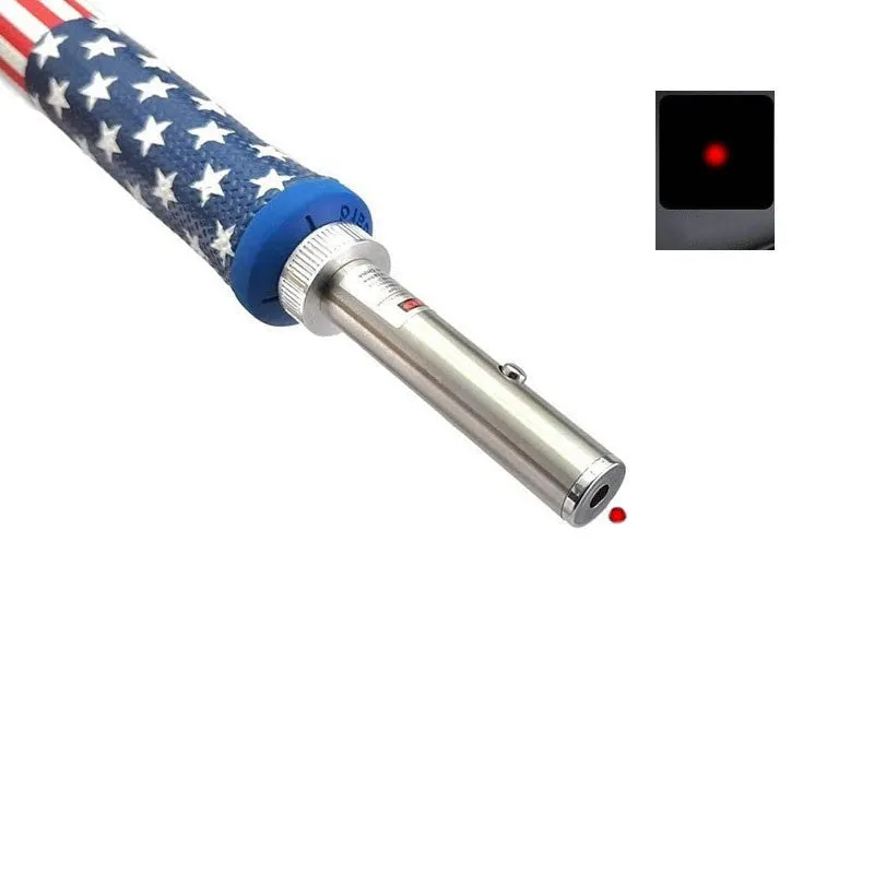 Golf flat laser swing assistant trainer metal 7.8x1.6cm 31g red beam training aid with Blue Bullet finish