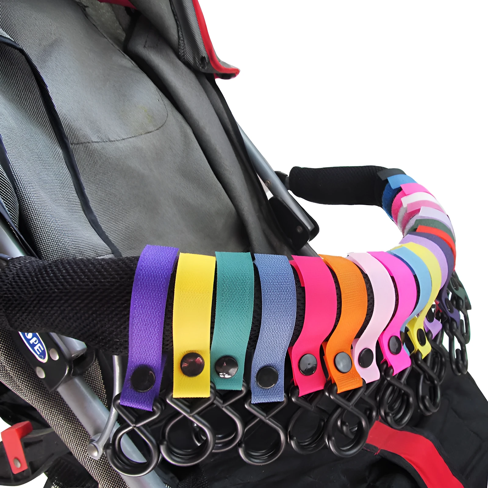 Nylon luggage Velcro hook in multiple colours with independent OPP packaging for secure attachment