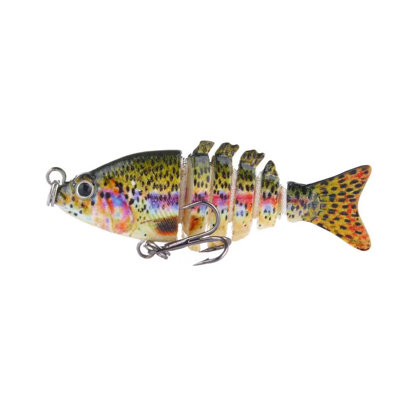 Small knotty bait 5cm 3g hard fishing lure in ABS plastic bionic design style A