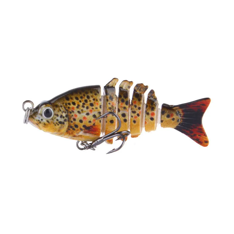 Small knotty bait 5cm 3g hard fishing lure in ABS plastic bionic design style A