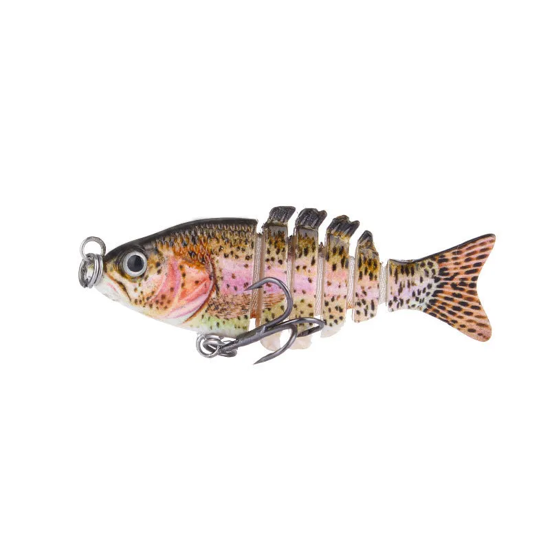 Small knotty bait 5cm 3g hard fishing lure in ABS plastic bionic design style A