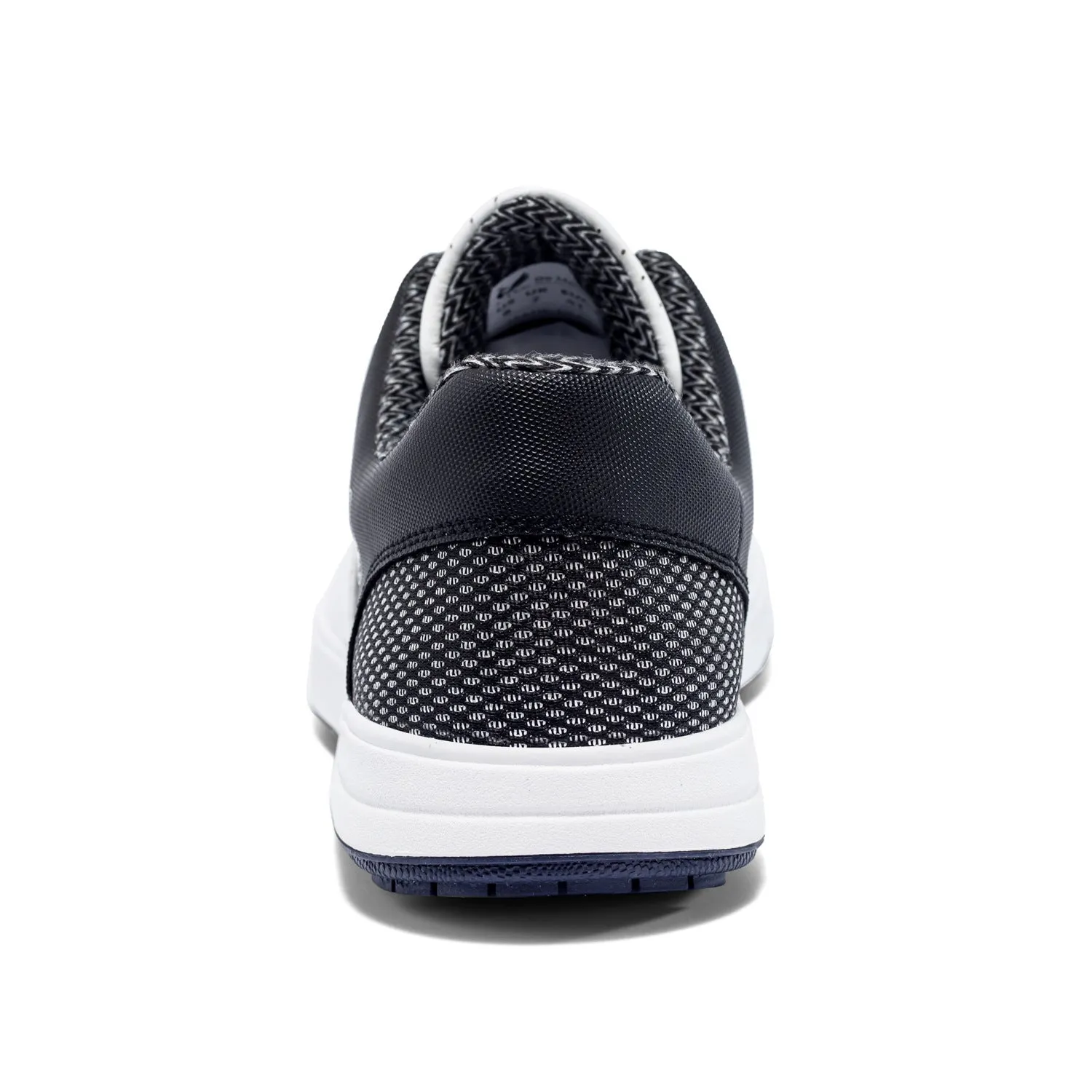 Waterproof non-slip breathable outdoor sneakers with genuine leather upper and natural rubber outsole, white and black-and-white colours, low-top