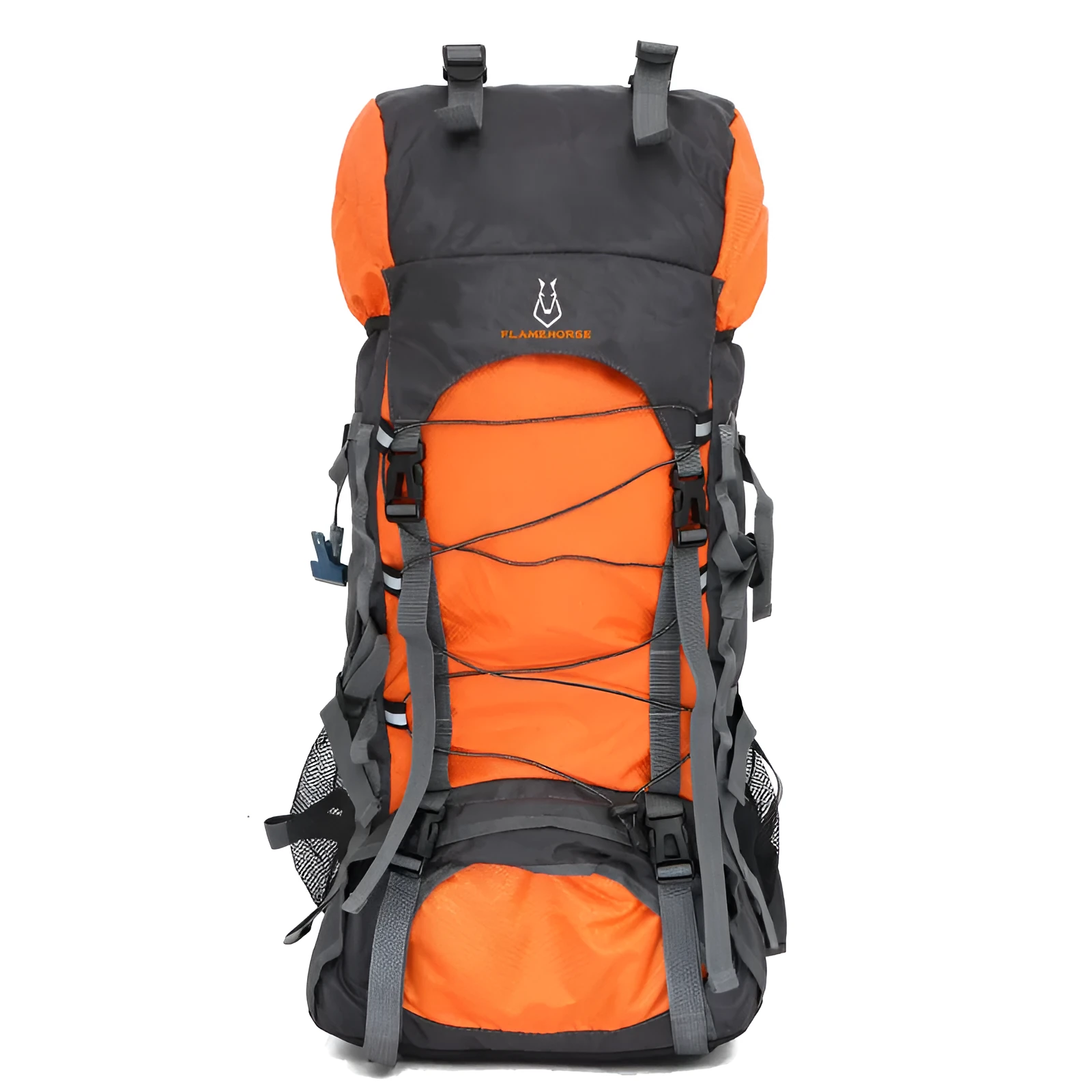 60L unisex outdoor backpack in ArmyGreen with waterproof and anti-theft features