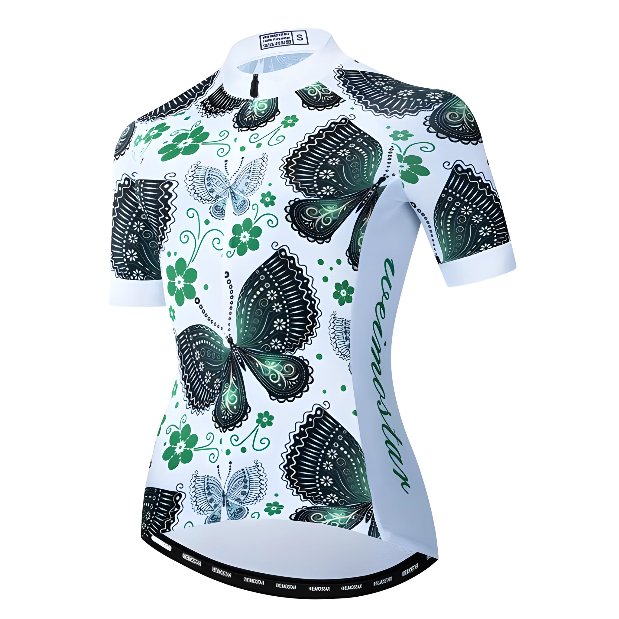 Women bike jersey with short sleeves and three rear pockets in multiple colour options