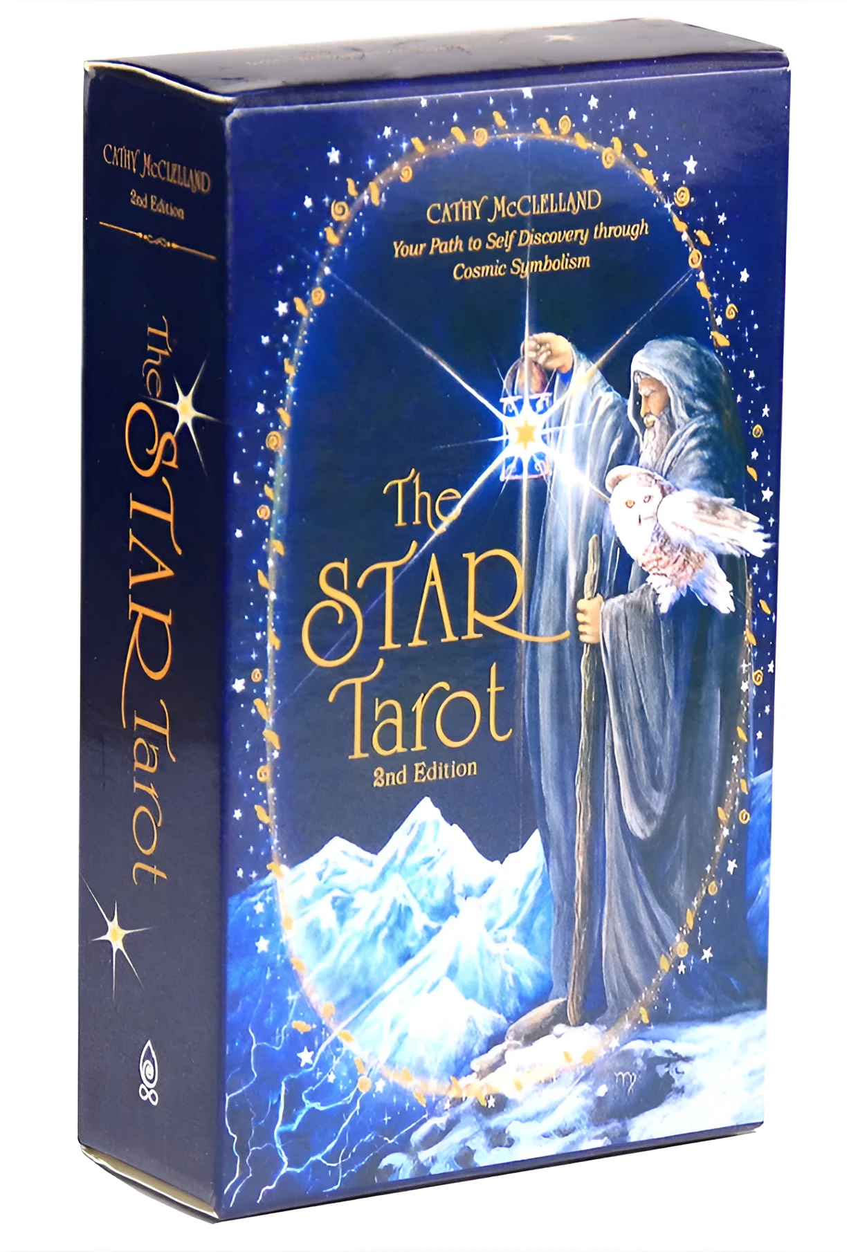 English tarot oracle card prism card deck with coated paper, narrow 10.3cm by 6cm cards