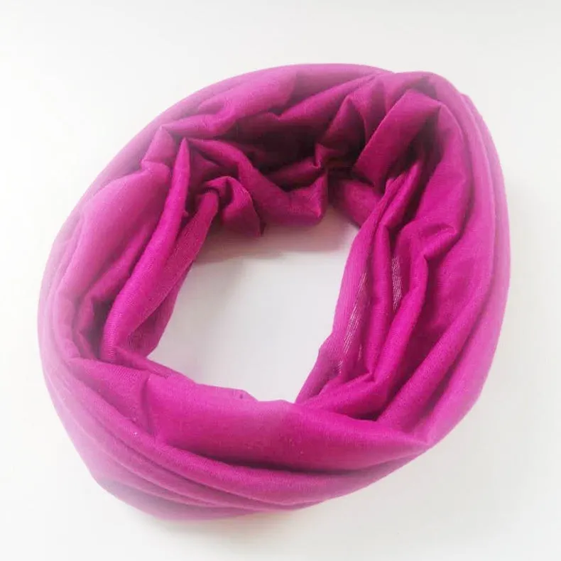 Seamless polyester magic headscarf for outdoor sports in a free size, shown in a colour option.