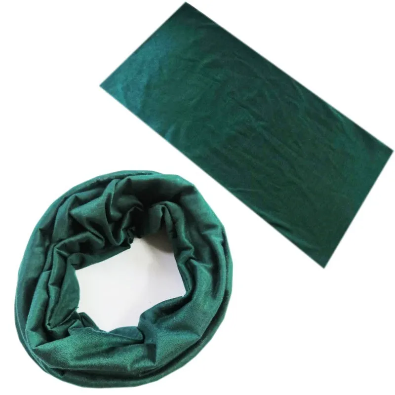 Seamless polyester magic headscarf for outdoor sports in a free size, shown in a colour option.