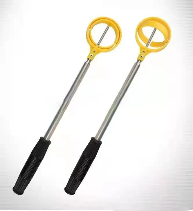 Long reach spring ball picker 204cm for tennis football pickleball balls