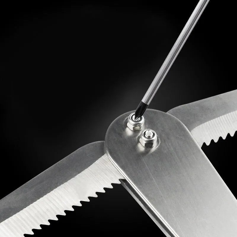 Foldable stainless steel water grass cutter knife with thick blade for fishing weed removal