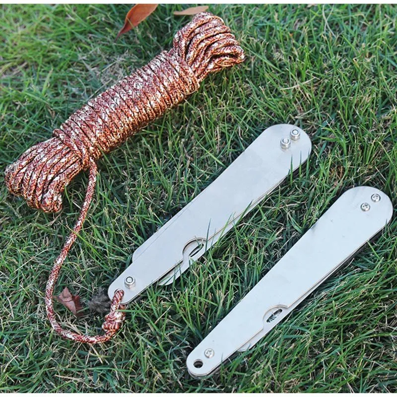 Foldable stainless steel water grass cutter knife with thick blade for fishing weed removal