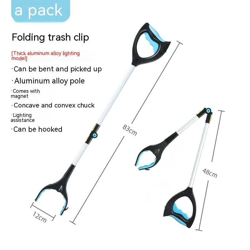 Folding art sewer pliers in multiple colours including blue, green, orange, red, yellow, and blue lighting variant