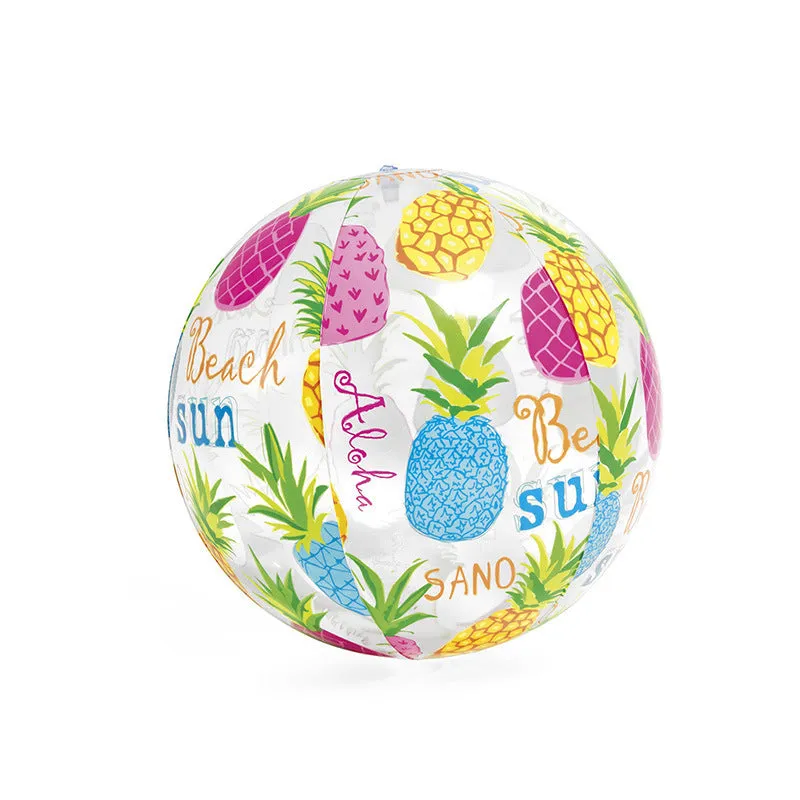 Inflatable round PVC ocean ball pool toy set for children aged 3-6 with swimming ring and balls 132cm