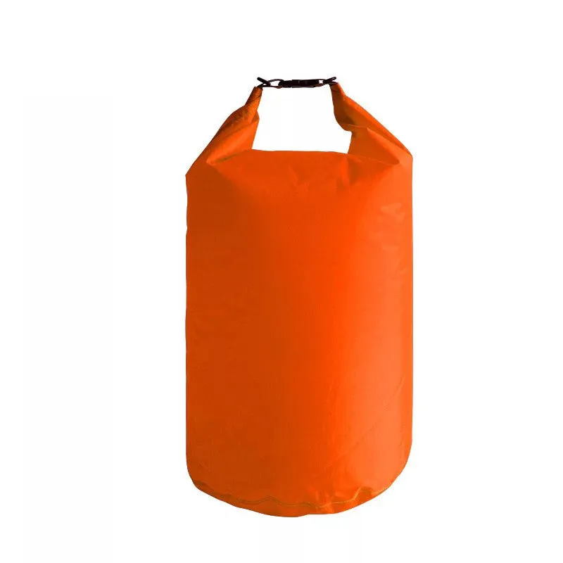 Waterproof dry bag in solid colour with roll-top closure, available in 5L to 70L sizes