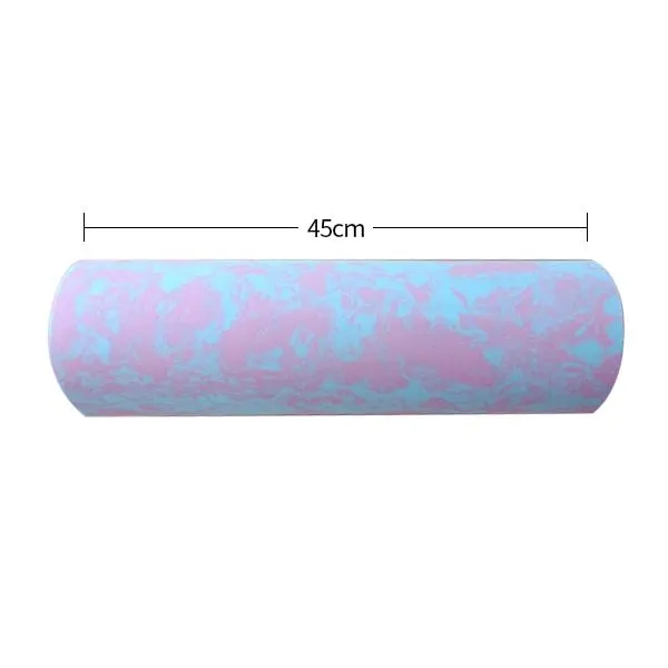 Aomardon camouflage EVA foam yoga roller for muscle massage, 45cm or 60cm, blue-green or pink-blue